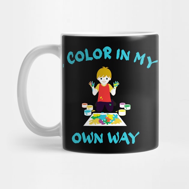 I color in my own way - painter kids decision by TheCreatedLight